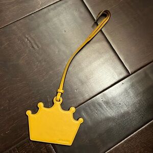 Coach crown bag charm EUC